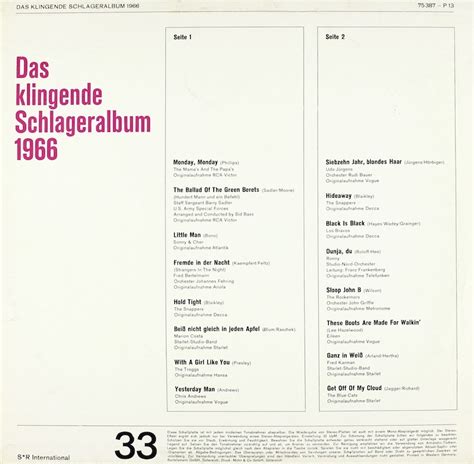 Das klingende Schlageralbum 1966 – Bertelsmann Vinyl Collection
