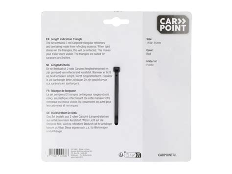 Koop uw Jeu de 2 triangles de signalisation Carpoint bij SBI