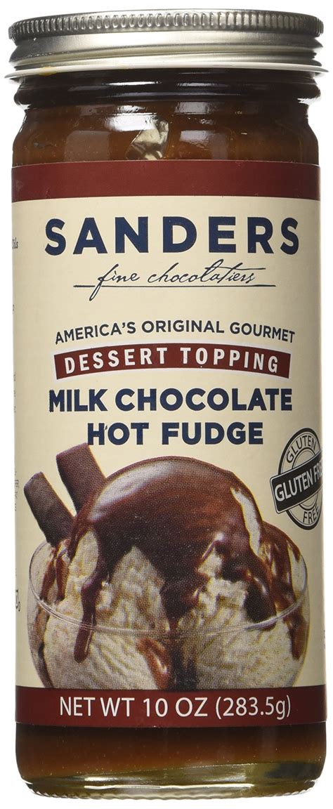 Sanders Topping Choc Milk Hot Fudge - Decadent Dessert Drizzle | Buy ...