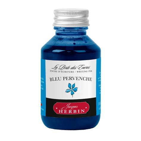 Jacques Herbin Ink Bottle (Bleu Pervenche - 100 ML) 17013T
