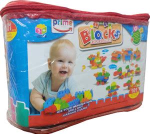Mahaveer Toys 101 Pcs Building Blocks Shapes, Puzzles, Skill ...