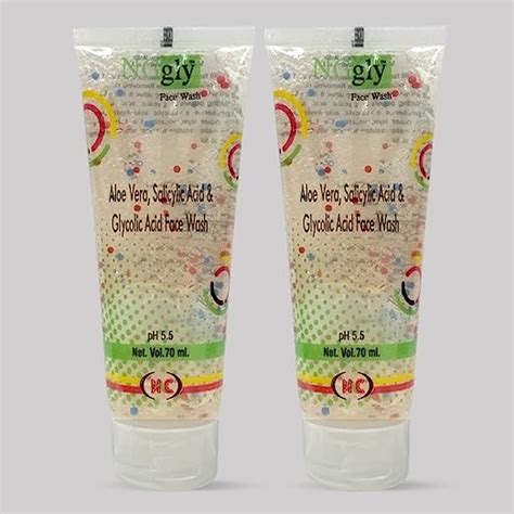 Ng Gly Face Wash With 1% Salicylic Acid, Glycolic Acid, And Aloevera ...