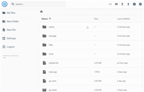File Explorer From Browser 的图像结果