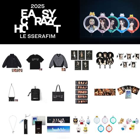 2025 LE SSERAFIM TOUR ‘EASY CRAZY HOT’ Official Merch – SEOUL TERRACE