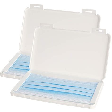 Buy Orichane Mask Holder Face Masks Plastic Case Storage Bag Portable ...