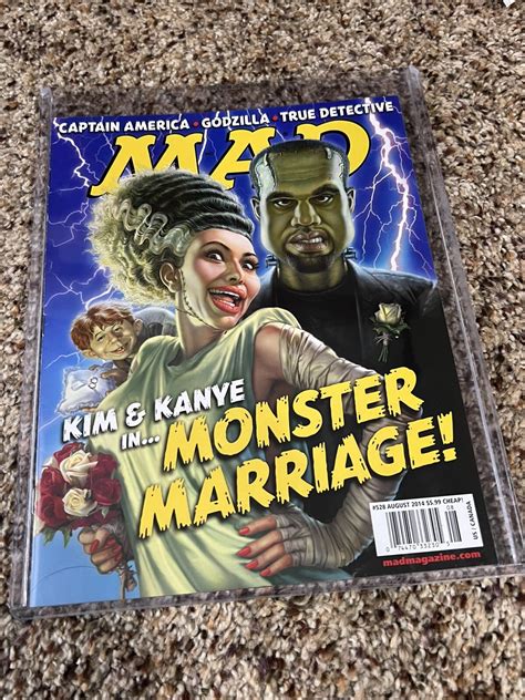 Mad Magazine #528 June 2014 NM Kim & Kanye Monster Marriage Capt ...