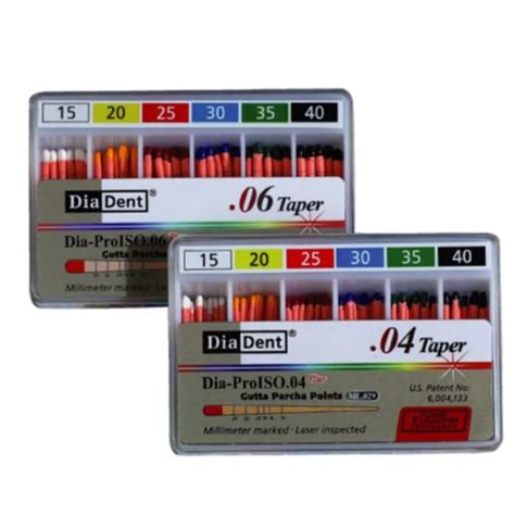 DiaDent - 6% Taper - mm Marked Pro ISO Gutta Percha Points by Dental Avenue