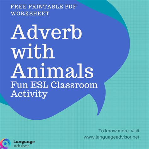 Adverbs with Animals - Language Advisor