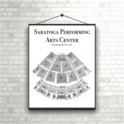 BROADWAY Theaters, Vintage Saratoga Performing Arts Center, Seating ...