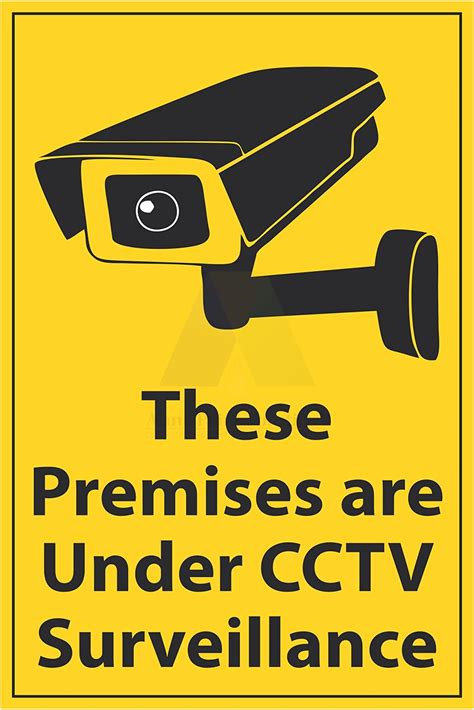 Anne Print Solutions® You are Under CCTV Surveillance Stickers Self ...