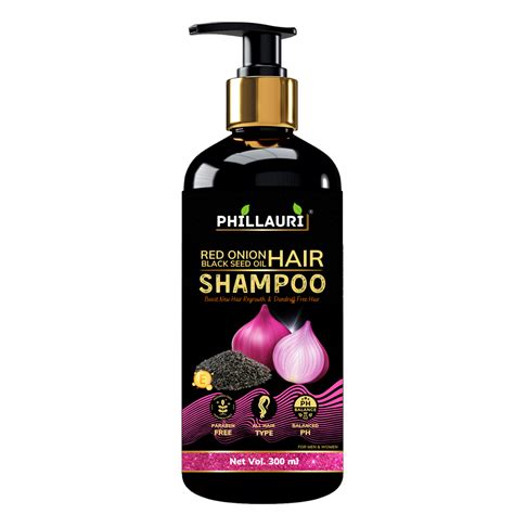 Phillauri Red Onion Black Seed Shampoo For Dandruff Free Hair
