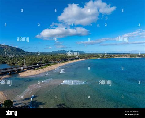 Wailua Beach, Wailua, Kauai, Hawaii Stock Photo - Alamy