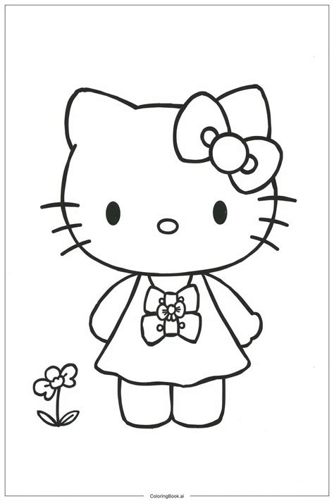 62 dibujos de hello kitty para colorear (PDF y PNG gratis)
