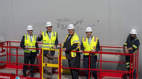 Milestone Reached: First Monopiles Arrive At Offshore Wind Staging Port ...