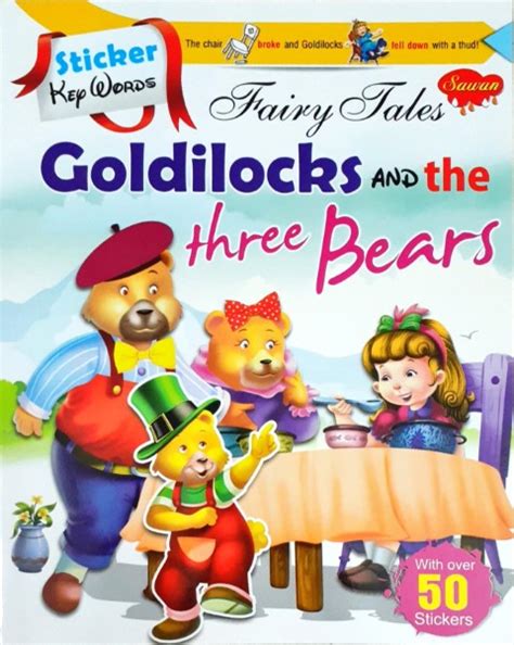 Sticker Key Words Fairy Tales Goldilocks And The Three Bears With Over ...