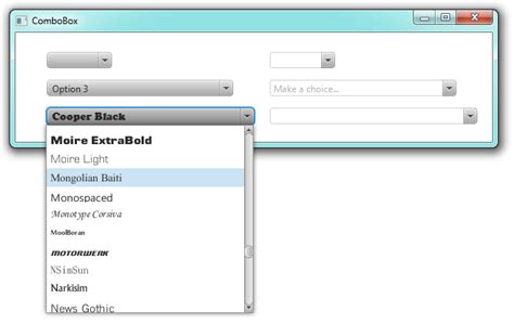 Image result for ComboBox JavaFX