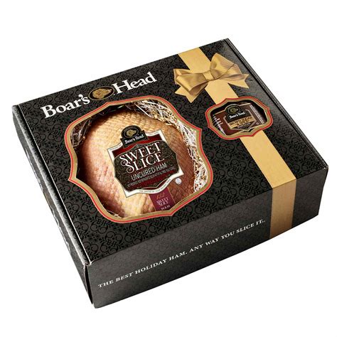 Boar's Head Holiday Gift Box - Sweet Slice Uncured Ham & Glaze - Shop ...