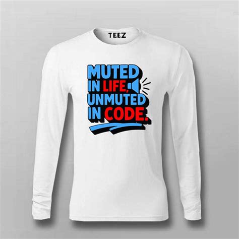 Muted in Life, Unmuted in Code T-Shirt For Men – Devspeak Mode On