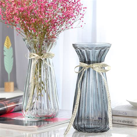 玻璃花瓶_批发 简约花瓶 气泡玻璃花瓶透明 创意鲜花装饰 - 阿里巴巴