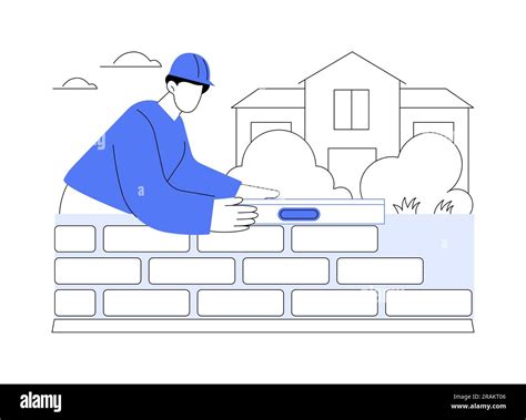 Building retaining walls abstract concept vector illustration Stock ...