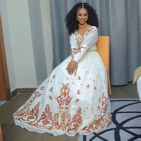 Habesha wedding dress | Ethiopian wedding dress, Ethiopian traditional ...