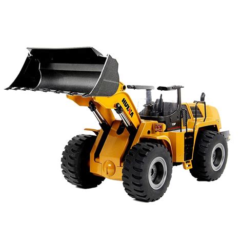 Buy RC Bulldozer Model 1:14 2.4Ghz 10 Channel Metal Emulational Truck ...
