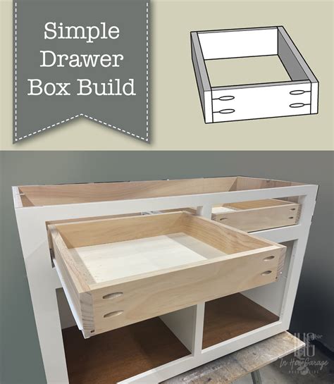 How to Build Drawer Box 的图像结果