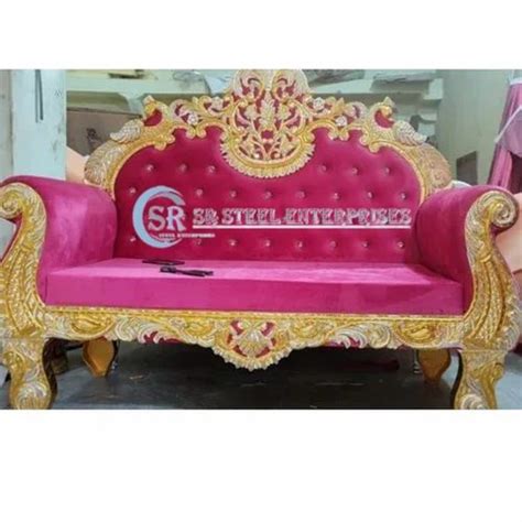 Royal Wedding Sofa - Metal Stage Couch Manufacturer from New Delhi