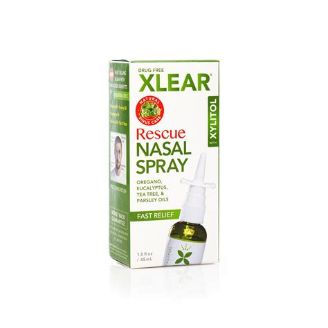 xlear nasal spray with essential oils