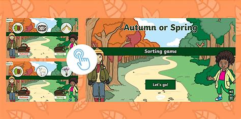 EYFS Autumn or Spring Sorting Game | Twinkl