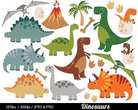 Free Printable Dinosaur Clip Art