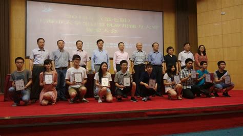 我校在2015年上海市计算机应用能力大赛上获佳绩
