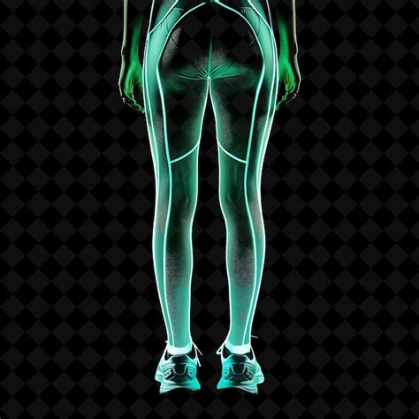 Sporty leggings with a mesh insert and a comfortable fit mad neon ...