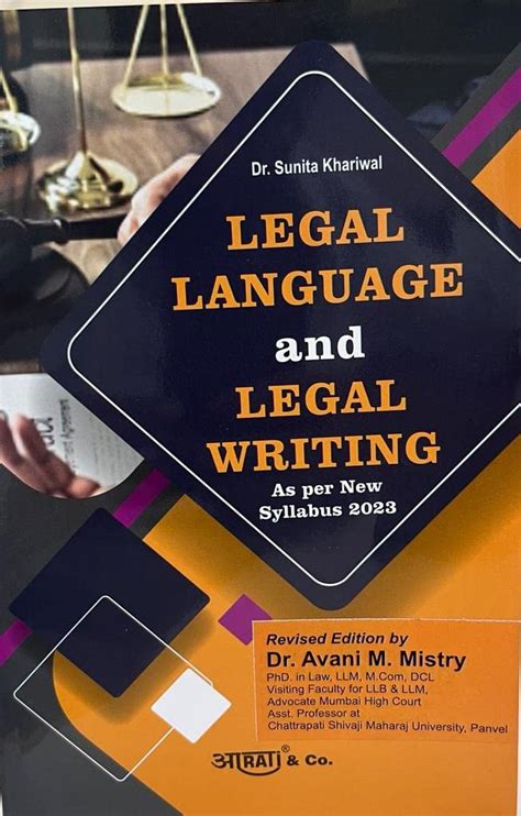 Buy Aarti & Company's Legal Language and Legal Writing by Dr. Sunita ...