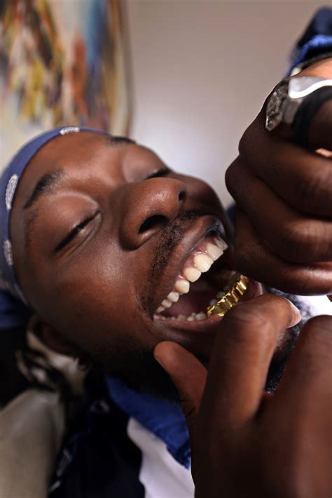 Asap Rocky Gold Teeth Wallpaper