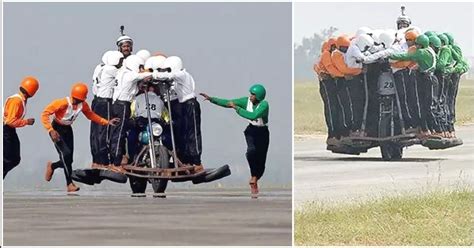 Indian Army Tornadoes Team Sets World Record, 58 Men Ride A Single ...