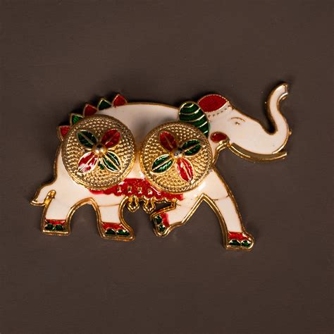 Buy Elephant-Shaped Haldi Kumkum Holder | Return Gifts For Pooja – Ikyem