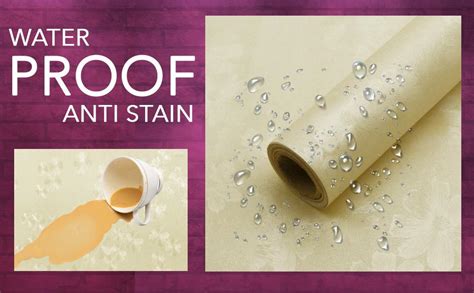 Wolpin Wall Stickers Wallpaper Floral Gerbera (60 x 300 cm) Beautiful ...