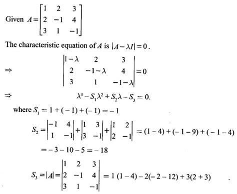 Cayley-Hamilton Theorem - Worked Example Problems
