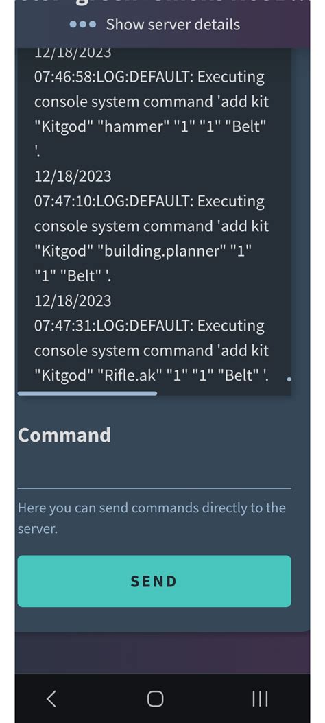 Image result for Kit Commands for Rust