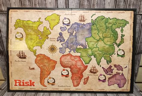 Original Risk Board Game Map