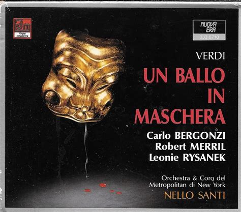 Verdi;Un Ballo in Maschera: Bergonzi, Merrill, Rysanek, Santi: Amazon ...