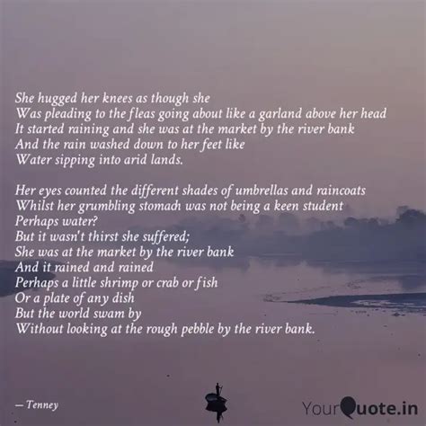 She hugged her knees as t... | Quotes & Writings by Teniola Balogun ...