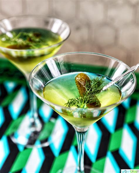 Dill Pickle Martini - Urban Bliss Life
