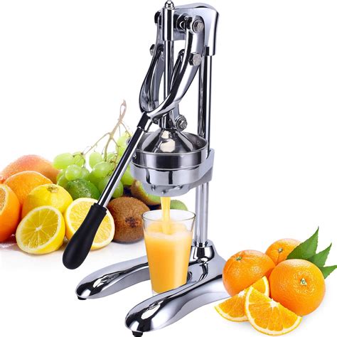 Amazon.com: IHAYNER Manual Orange Juicer, Aluminum Alloy Professional ...