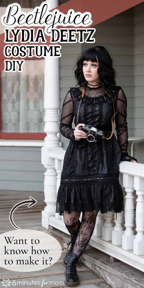 Beetlejuice Lydia Deetz Costume Beetlejuice Lydia Black Dress Adult