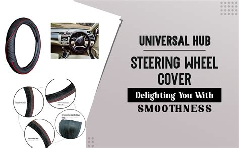 Universal Hub Car Steering Wheel Cover (Black Crock) for Nexon 2020 ...