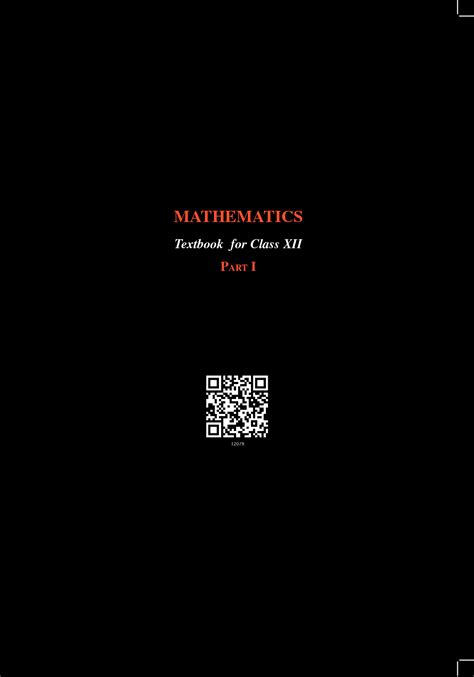 Image result for Math Class 12 Part 1
