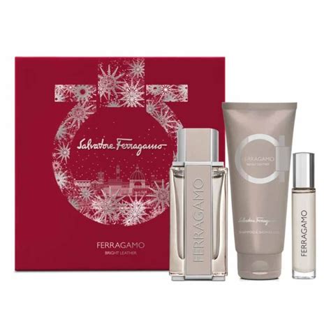 Salvatore Ferragamo Ferragamo Bright Leather For Men Set Edt 100Ml ...