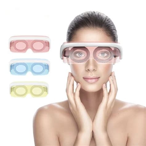 ENLIWISH Portable Electric 3 Color LED Eye Therapy Mask, Eye Mask For ...